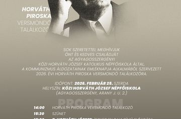 Horváth Piroska versmondó találkozó