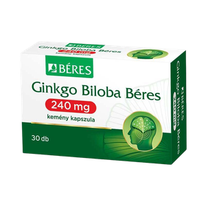 Ginkgo biloba Béres 240mg kemény kapszula (30x buborékcsomagolásban) termék kép