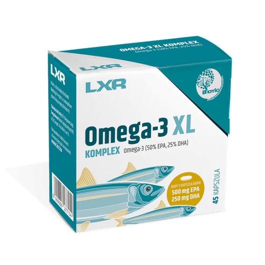 LXR Omega-3 XL Komplex lágy kapszula (45x)