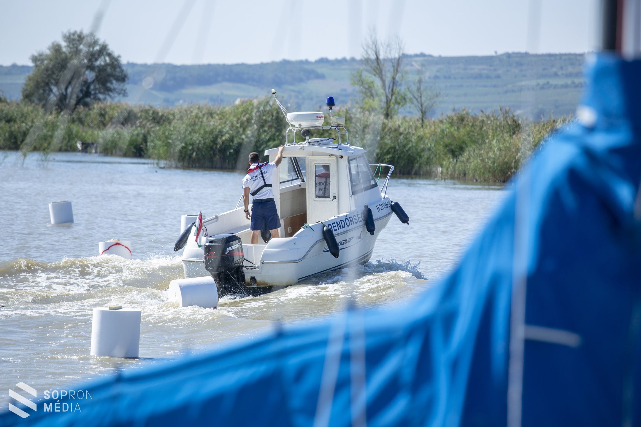 17. Országos Vízirendészeti Rendőr Járőrverseny a Fertő tavon 