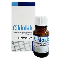 Ciklolak 80 mg/g körömlakk gyógyszeres (6,6ml)