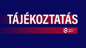 Tájékoztatás forgalmirend-változásról