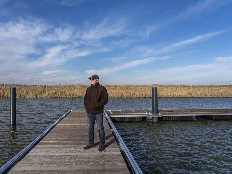 Fa Nándor vállalkozása építi a Fertő-part északi kikötőjét