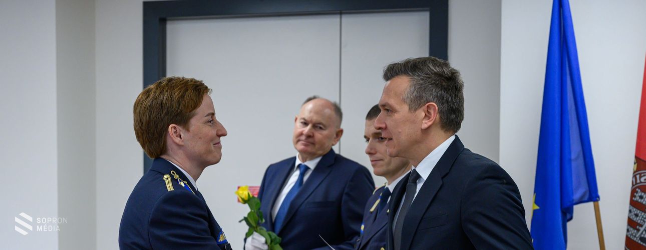 A Soproni Rendőrkapitányság munkatársait díjazták
