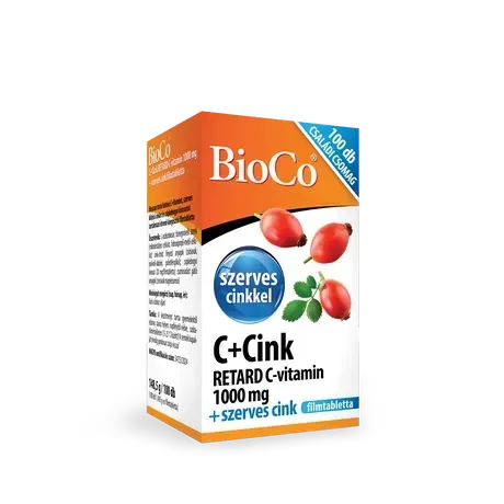 Bioco C+Cink Retard C 1000mg filmtabletta (100x)