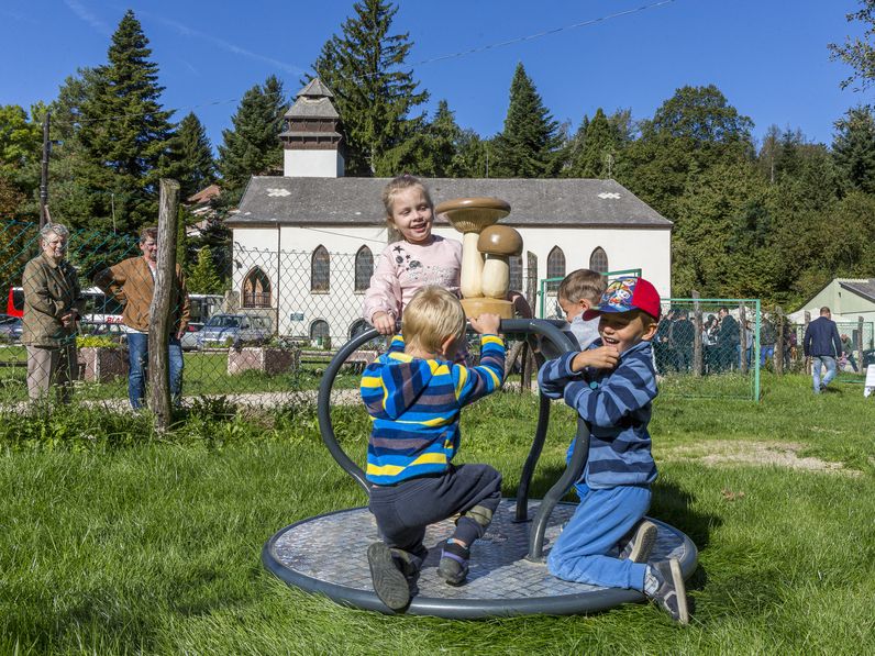 Bányászati témájú játszótér épült Brennbergbányán