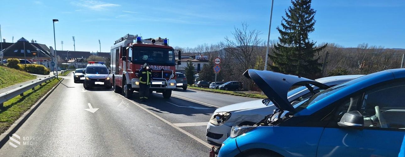 Baleset történt Sopronban