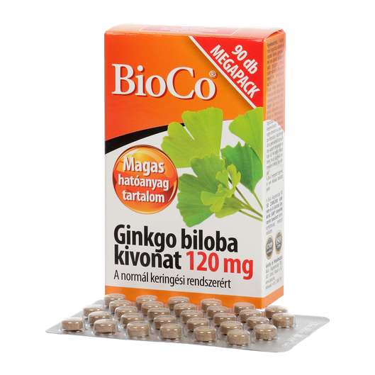 BioCo Ginkgo Biloba kivonat 120 mg tabletta (90x)