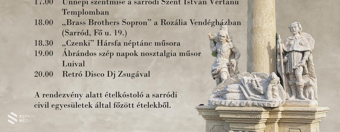 Felújították a sarródi Rozália-szobrot