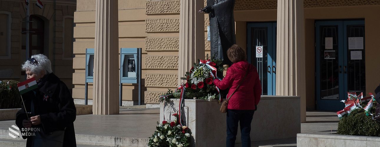 Az 1848-49-es forradalom és szabadságharc hőseire emlékeztek a Soproniak