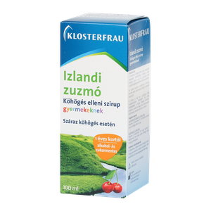Klosterfrau Izlandi zuzmó szirup gyermekeknek (100ml) termék kép