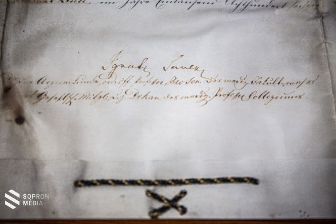 Semmelweis Ignác szignója