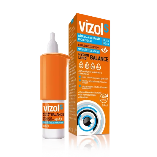 Vizol S Hydro Lipid Balance szemcsepp (10ml)