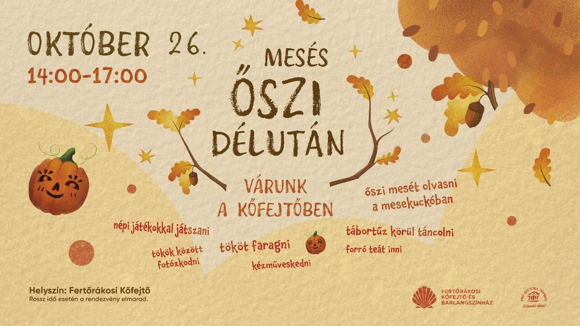 Mesés őszi délután a Kőfejtőben