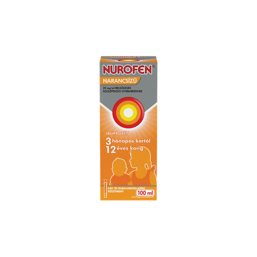 Nurofen  20mg/ml belsől.szuszpenzió gyerm.narancs (100ml)