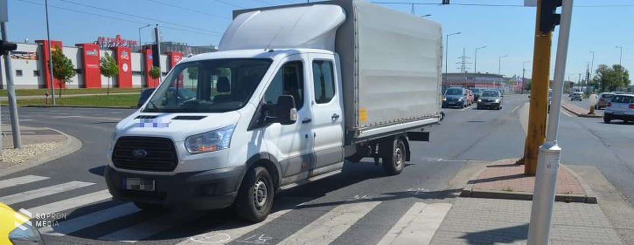 Baleset a Győri úton