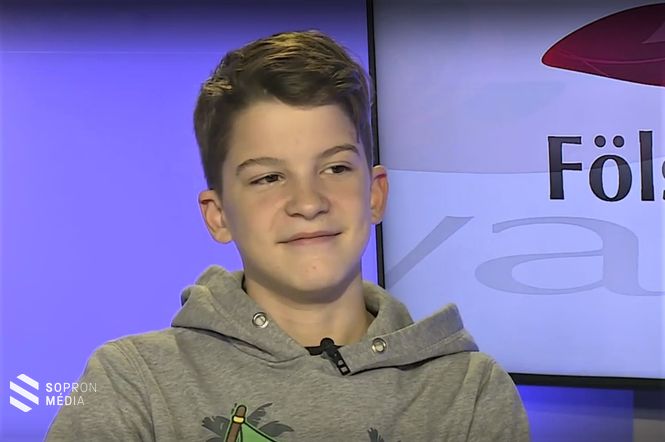 Bognár Adrián a Sopron TV vendégeként