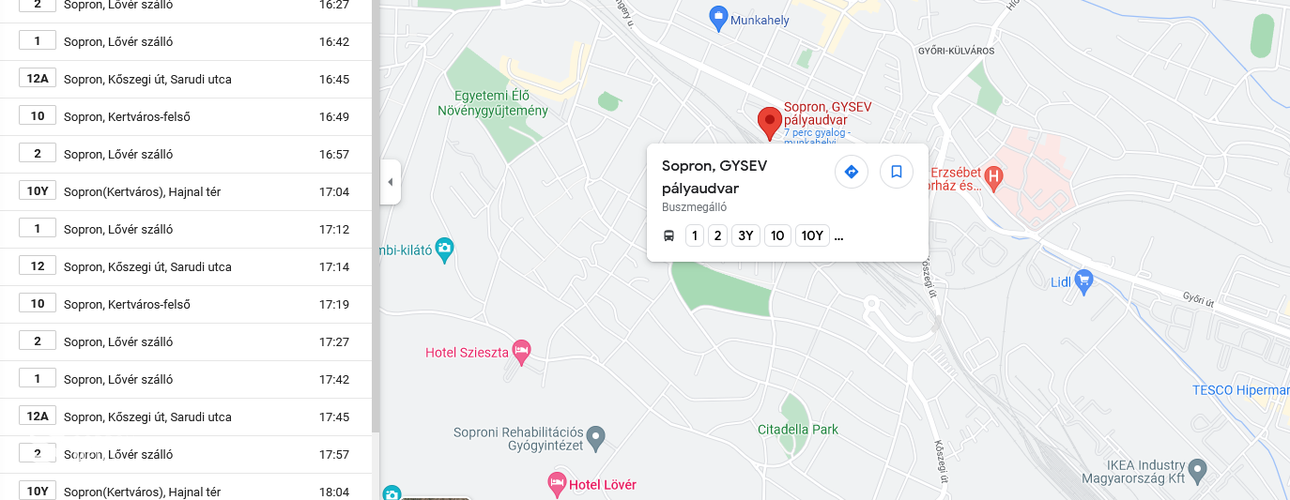 Tesztüzemben érkeznek a Google Térképre a Volánbusz helyi menetrendjei