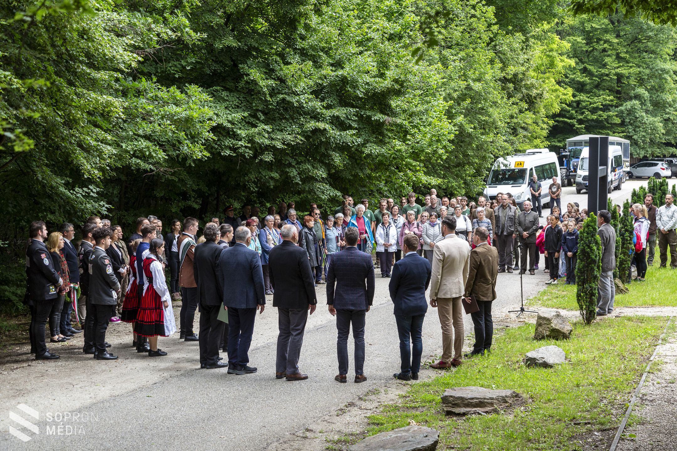 A Soproni Parkerdőben is megemlékeztek a trianoni békediktátum aláírásának 104. évfordulójáról