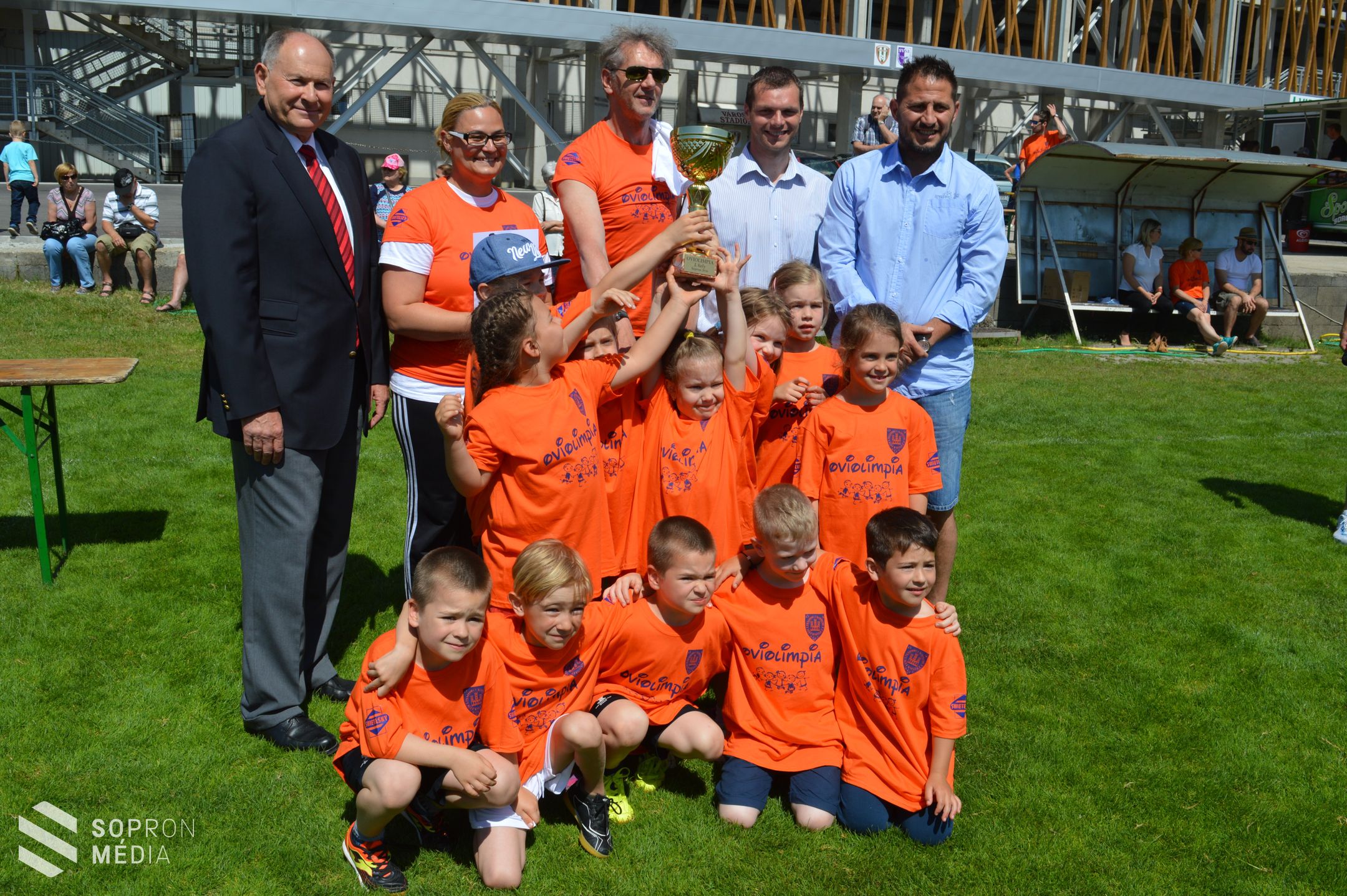 Oviolimpia a városi stadionban