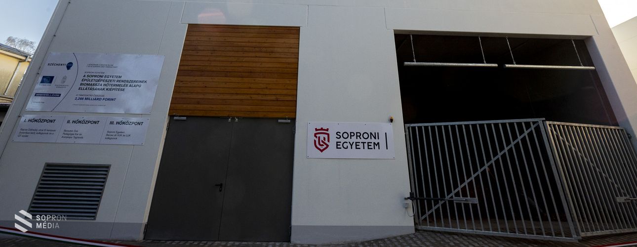 Energetikai korszerűsítés a Soproni Egyetemen