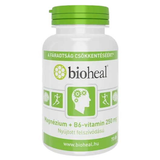 Bioheal Szerves Magnézium B6 nyújtott hatóa. lead. (70x)