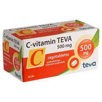 C-vitamin TEVA 500mg rágótabletta (60x)