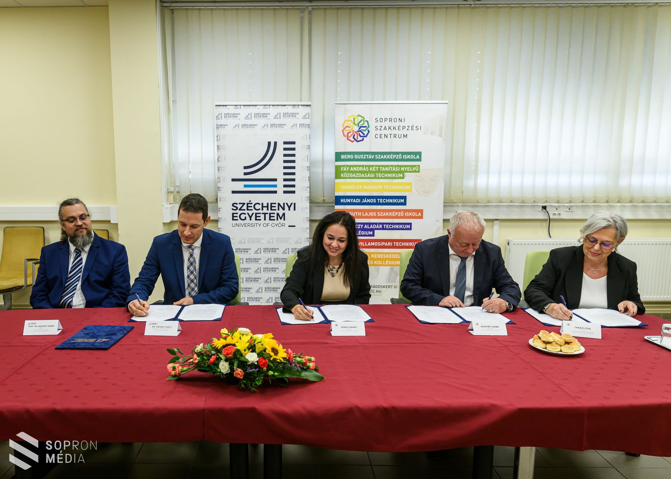 Együttműködés a Soproni Szakképzési Centrum és a győri Széchenyi István Egyetem között