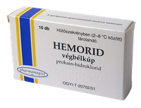 Hemorid végbélkúp (10x)