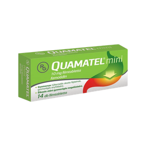 Quamatel Mini 10 mg filmtabletta (14x) termék kép
