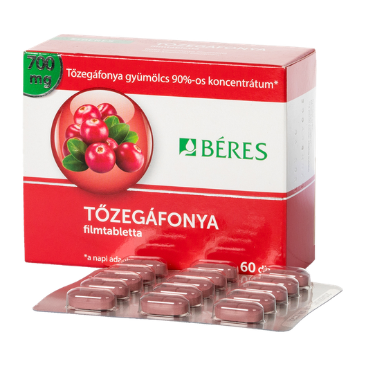 Béres Tőzegáfonya filmtabletta (60x)