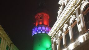 A Tűztorony is nemzeti színekbe öltözik ma este