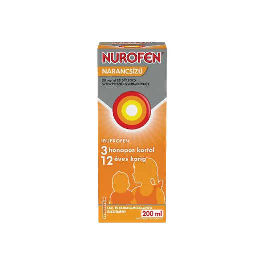 Nurofen  20mg/ml belsől.szuszpenzió gyerm.narancs (200ml)