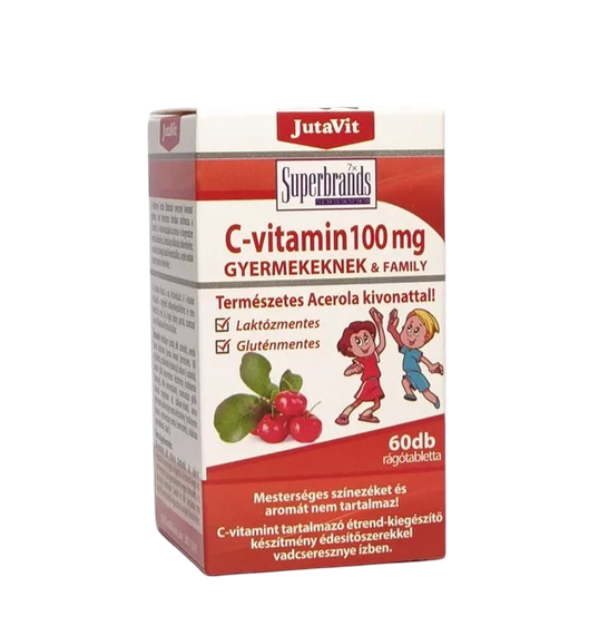 Jutavit C-vitamin  100 mg tabletta acerola gyermek (60x)