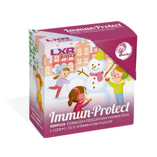 LXR Junior Immun-Protect Komplex rágót. eper-szede (60x)