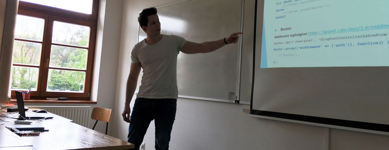 Sikeres pilot projekt az egyetemen
