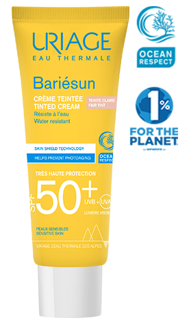 Uriage Bariésun arckrém SPF50+ színezett világos (50ml)