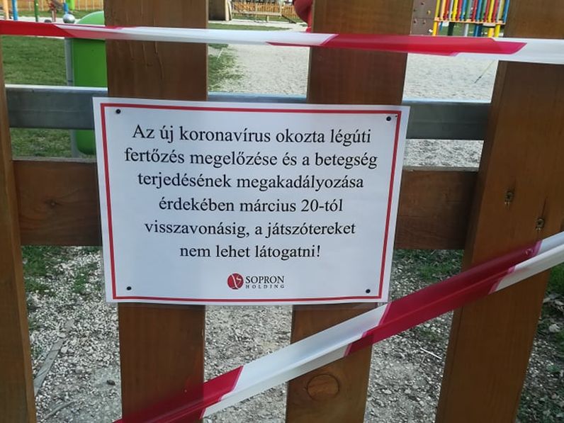 Koronavírus: nem lehet látogatni a soproni játszótereket