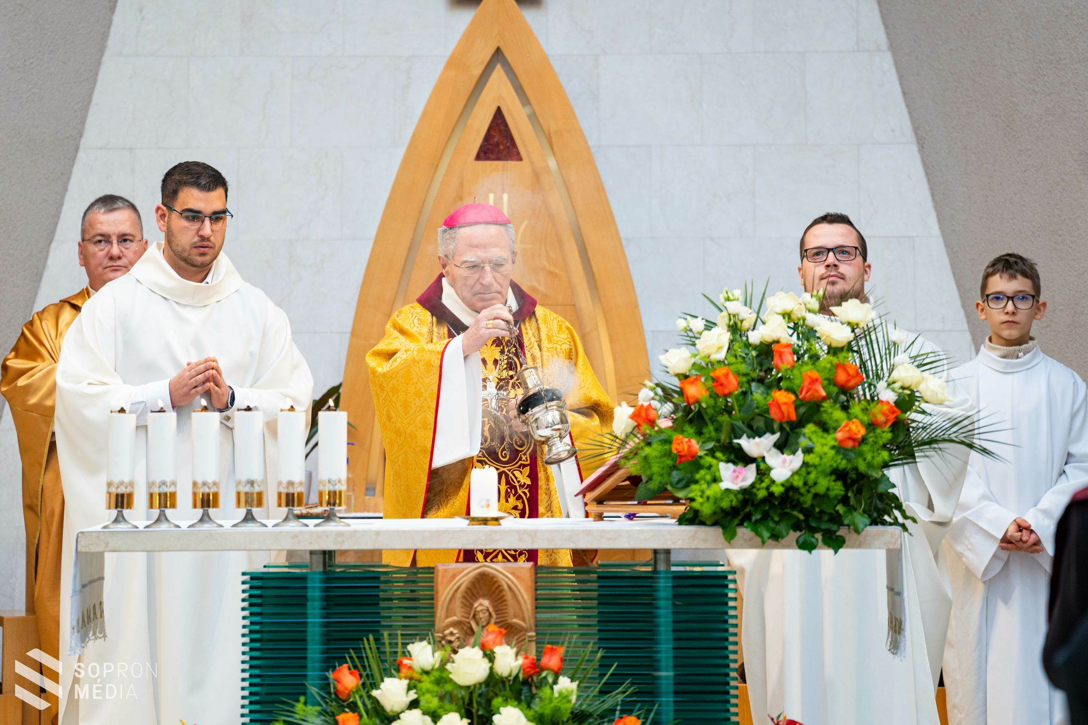 Ünnepi szentmise az Árpád-házi Szent Margit-templom és oltár felszentelésének 10. évfordulója alkalmából