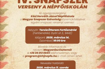 IV. Snapszer verseny