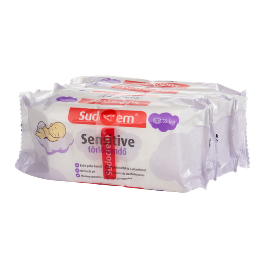 Sudocrem törlőkendő Sensitive (4x55)