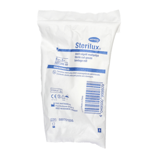 Mullpólya steril vágott 5mx 6cm RICO