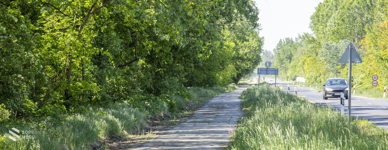 Megújul a Fertőd és Pomogy közötti kerékpárút