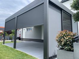 Pergolák / ponyvás és dönthető lamellás