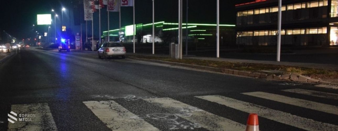 Gyalogost gázoltak Sopronban