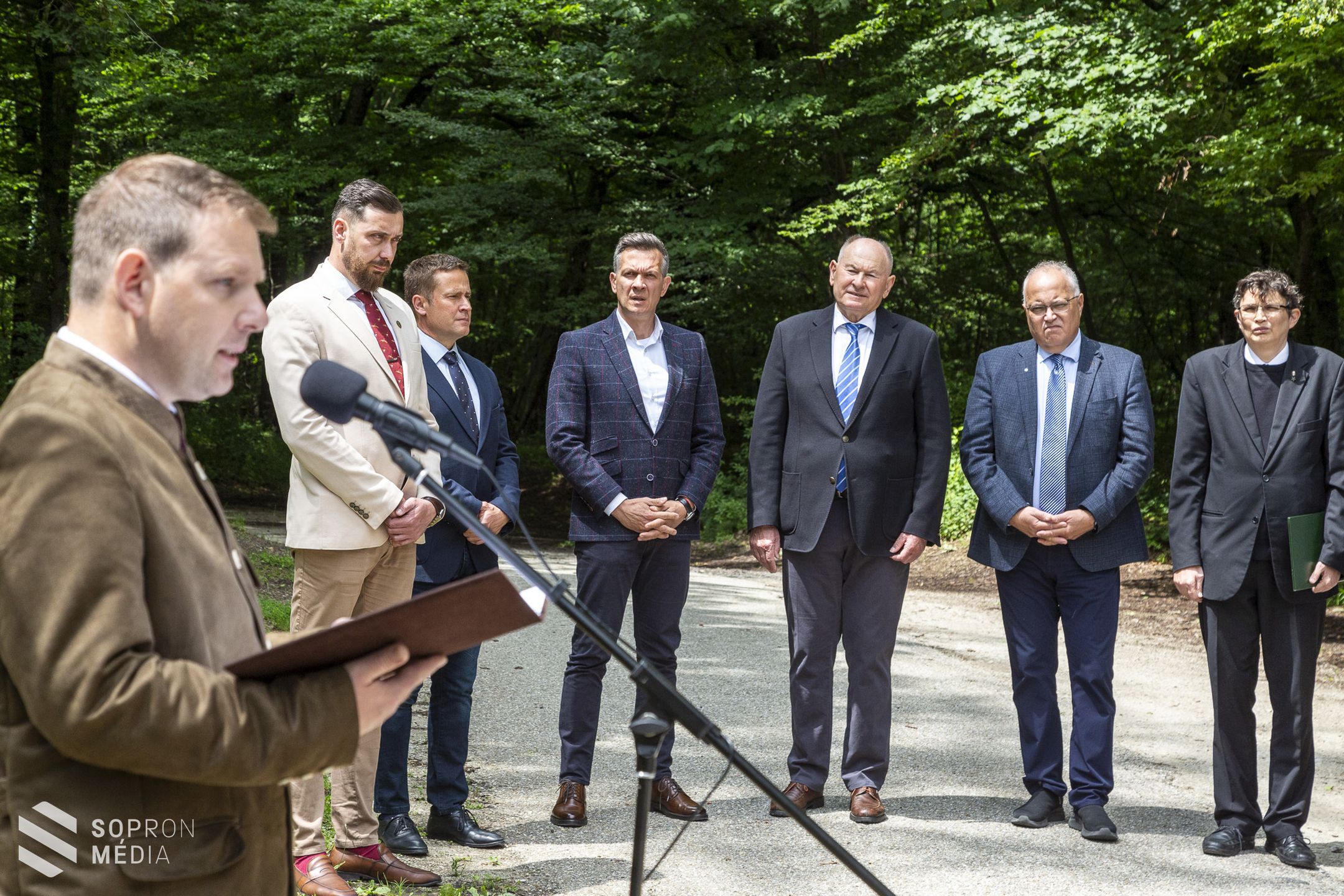 A Soproni Parkerdőben is megemlékeztek a trianoni békediktátum aláírásának 104. évfordulójáról