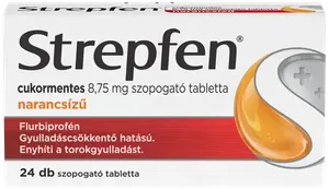 Strepfen cukormentes 8,75 mg szopogató tabletta (24x) termék kép