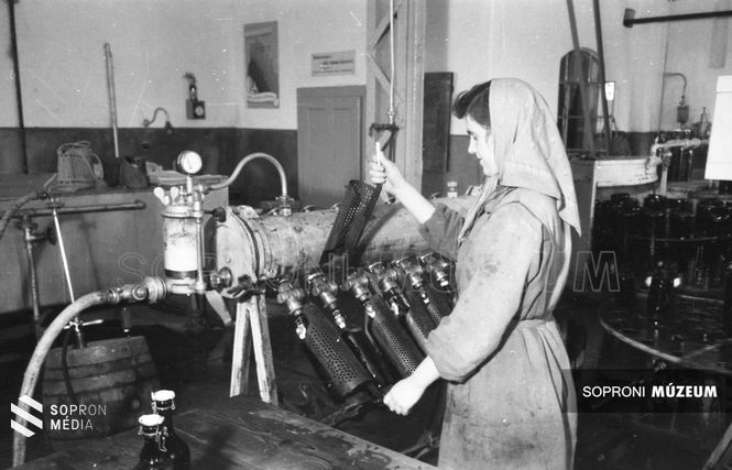 Palackozás, Soproni Sörgyár 1949.