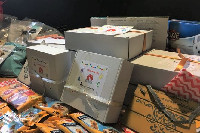 A tombola nyeremények egy része
