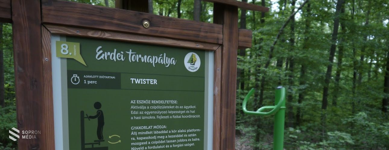Megújult Sopron erdei tornapályája